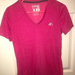 PINK adidas tee